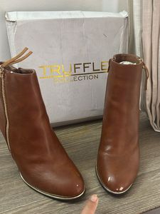 Truffle Collection Brown Ankle Boots