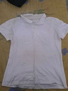 White Polo T-Shirt