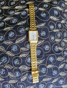 Gold Titan Sonata Men's Watch