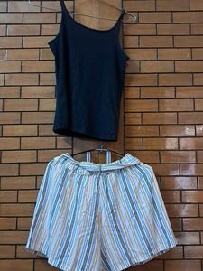 Pure Organic  Cotton  Hnm  Top N Short