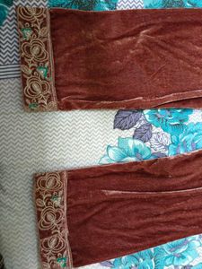 Velvet Kurta &amp; Plazo