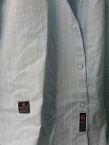 Blue White Striped Shirt