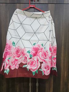 Floral Print Skirt