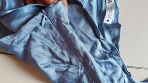 ZARA New Satin Crop Top