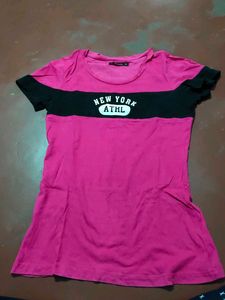 Pink Graphic Tee