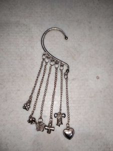 Dangling Charm Ear Cuff