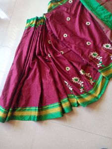 Nath Red Saree For Sale