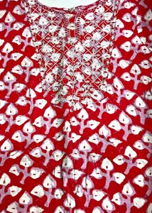 Beautiful Red kurti❤️