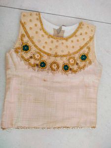 Girls Crop Top Lengha And Dupatta Set