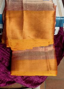 Orange &amp; Blue Saree