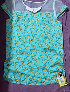 Cute Heart Print Top