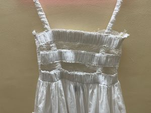 White Sundress with Ruffle Details
