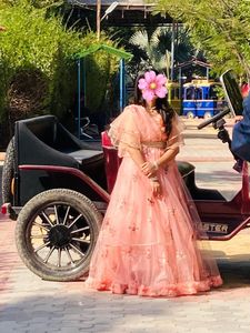 Elegant Floral Lehenga Choli Set💗