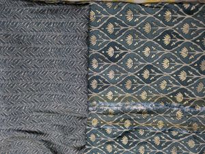 Unstitched Teal Kurta Set Dupatta