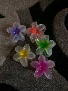 Flower claw clip
