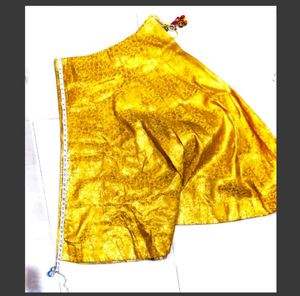 Yellow And Green Lehenga Choli