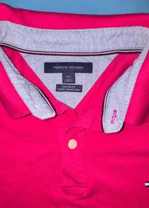 Tommy Hilfiger Pink Polo T-Shirt