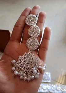 Kundan White Jewellery Sets