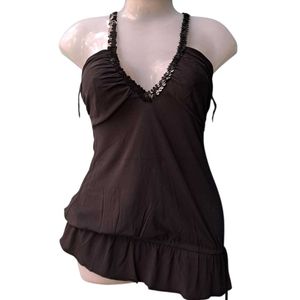 Black Halter top