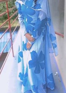 Floral Anarkali Kurta Set