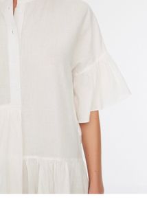 White Buttondown Dress