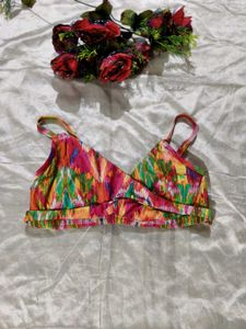 Colorful Patterned Bralette