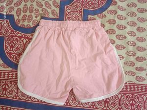Pink Sporty Shorts