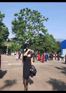 Saleee📍📍♡ Black Puffed Sleeve Dress♡  Size Sma