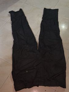Dark Gray Denim Trousers