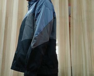 Color Blocked Windbreaker Jacket