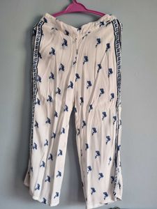 ALLEN SOLLY WOMEN PRINTED FLAIRED TROUSER PARALLEL