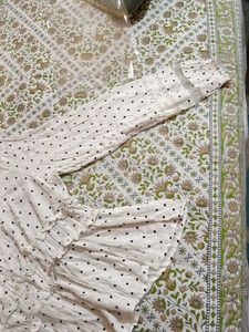 Very Comfortable Polka Dot Peplum Top