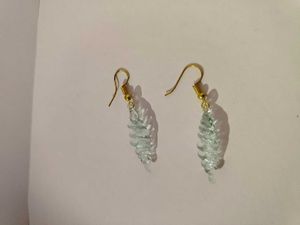 Leaf Design Dangle Earrings