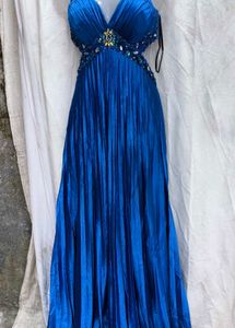 I. Elegant Blue Maxi Dress