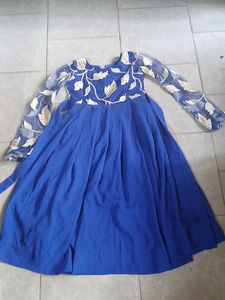 Elegant Blue Ethnic Gown