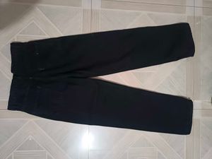 Combo Of Wide Leg Black Jeans And Top