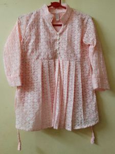 Pink Short Kurti