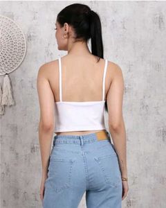 Shein Spaghetti Strap Ruched Bow Detail Ribbed