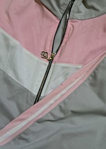 Color Block Zip-Up Jacket