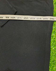 Woollen Black Long Sleeve Top