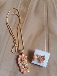 Neckpiece With Earrings 🧡
