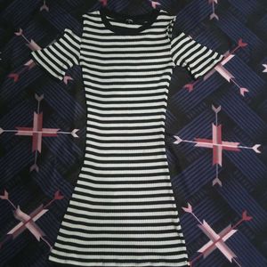 Striped Bodycon Mini Dress