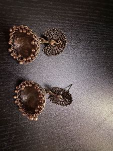 Peacock Drop Earrings