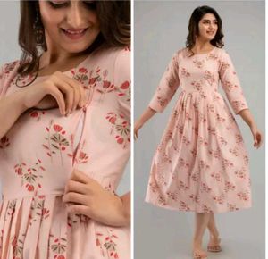 Cotton Printed Feeding Dresses ✅