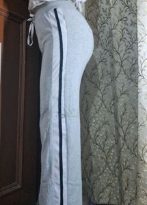 Grey Flared Gym Trousers