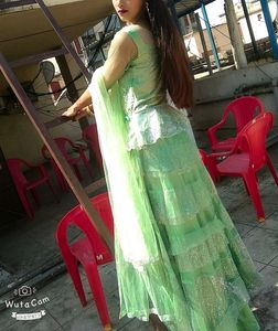 Mint Green Embellished Lehenga