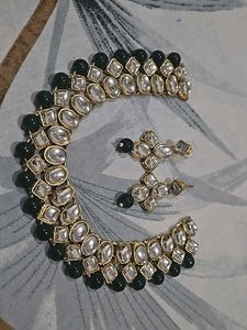 Kundan Necklace Set 💚