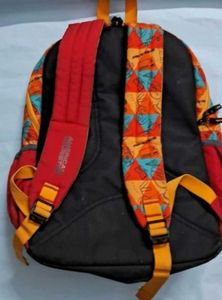 Travel Backpack Red and Blue