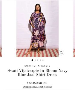 Desinger Floral Print Dress