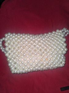 Pearl Beaded Clutch